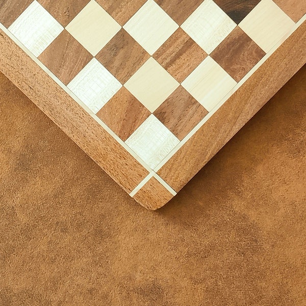 Handmade Wooden luxury 12" Chessboard / Golden Rosewood & maple Wood from India ,Chess Board lovers,Christmas gifts
