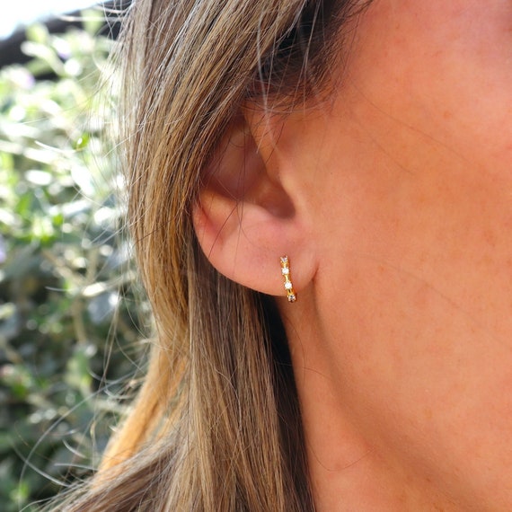 double c chanel earrings silver