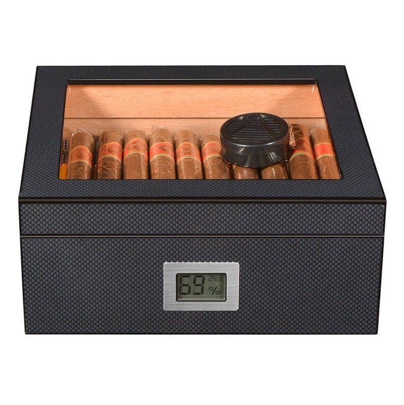 Personalized Cigar Humidor Engraved Gift for Cigar Smokers Etsy