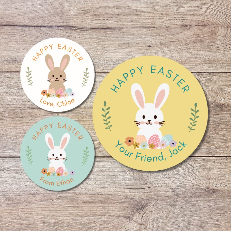 Easter Stickers - Etsy