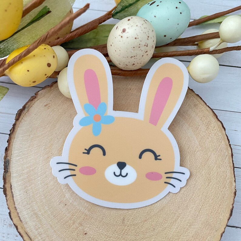 Oster Sticker Bunny Rabbit Vinyl Sticker | Glossy Finish | Easter Bunny Sticker ...