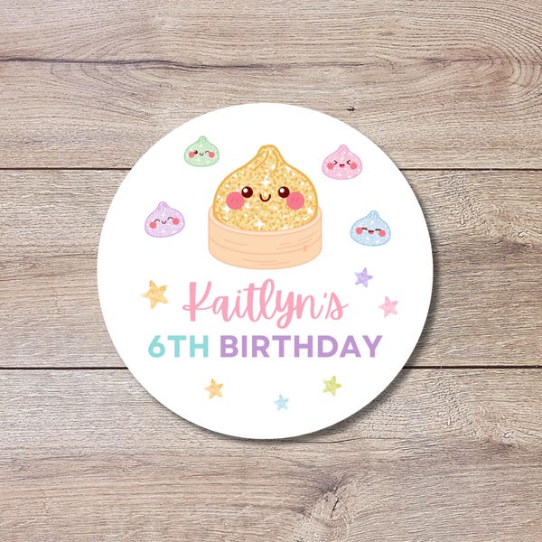 Mini Dumpling Label Dumpling Label - Etsy