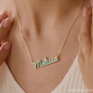 Hypoallergenic name necklace sales