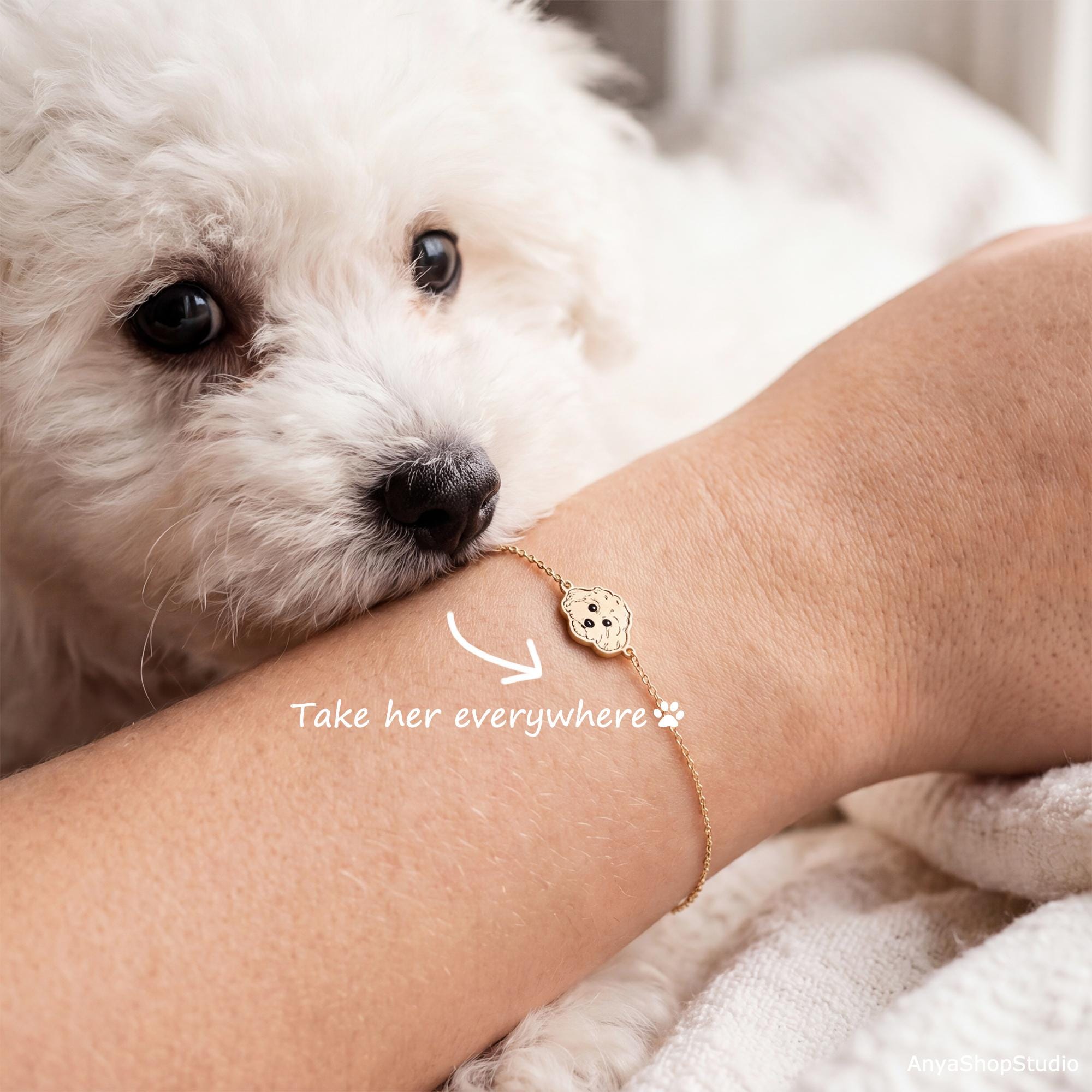 Dog hair bracelet - Etsy 日本