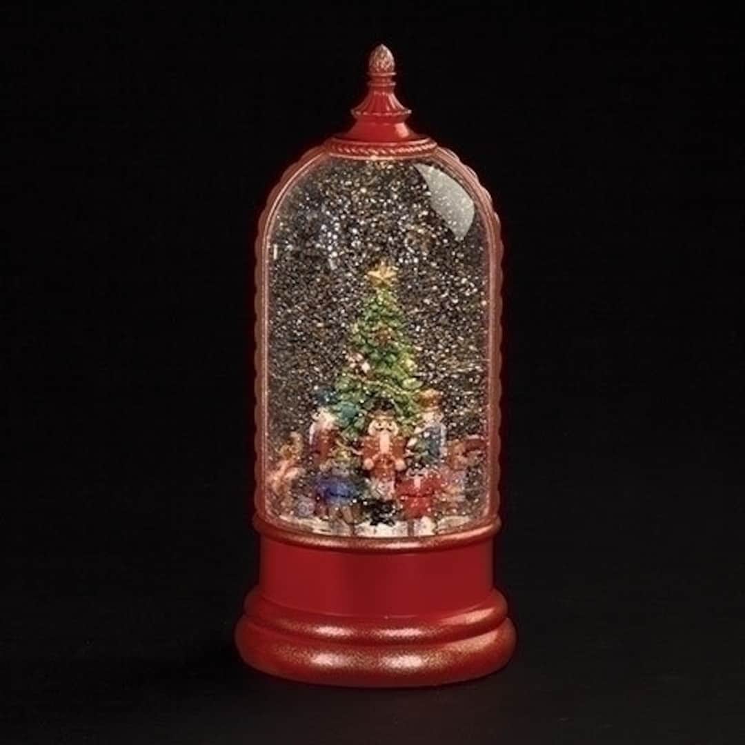 10 Inch Musical Nutcracker Snow Globe Water Lantern With Etsy