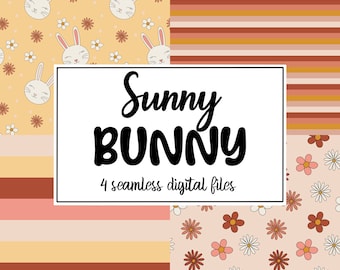 Diseño sin costuras de Pascua, archivo sin costuras de primavera, archivo digital de pascua de conejito, diseño sin costuras florales de primavera, archivo sin costuras florales de pascua png