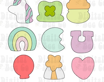 St patricks day clip art, lucky charm clip art png, st patricks day digital download, st patricks day sublimation, St pattys day clip art