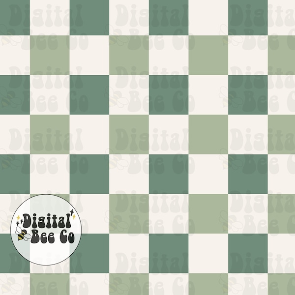 Green Checkers Seamless Pattern, Checkered digital paper, st patricks day checkered seamless pattern, png file,