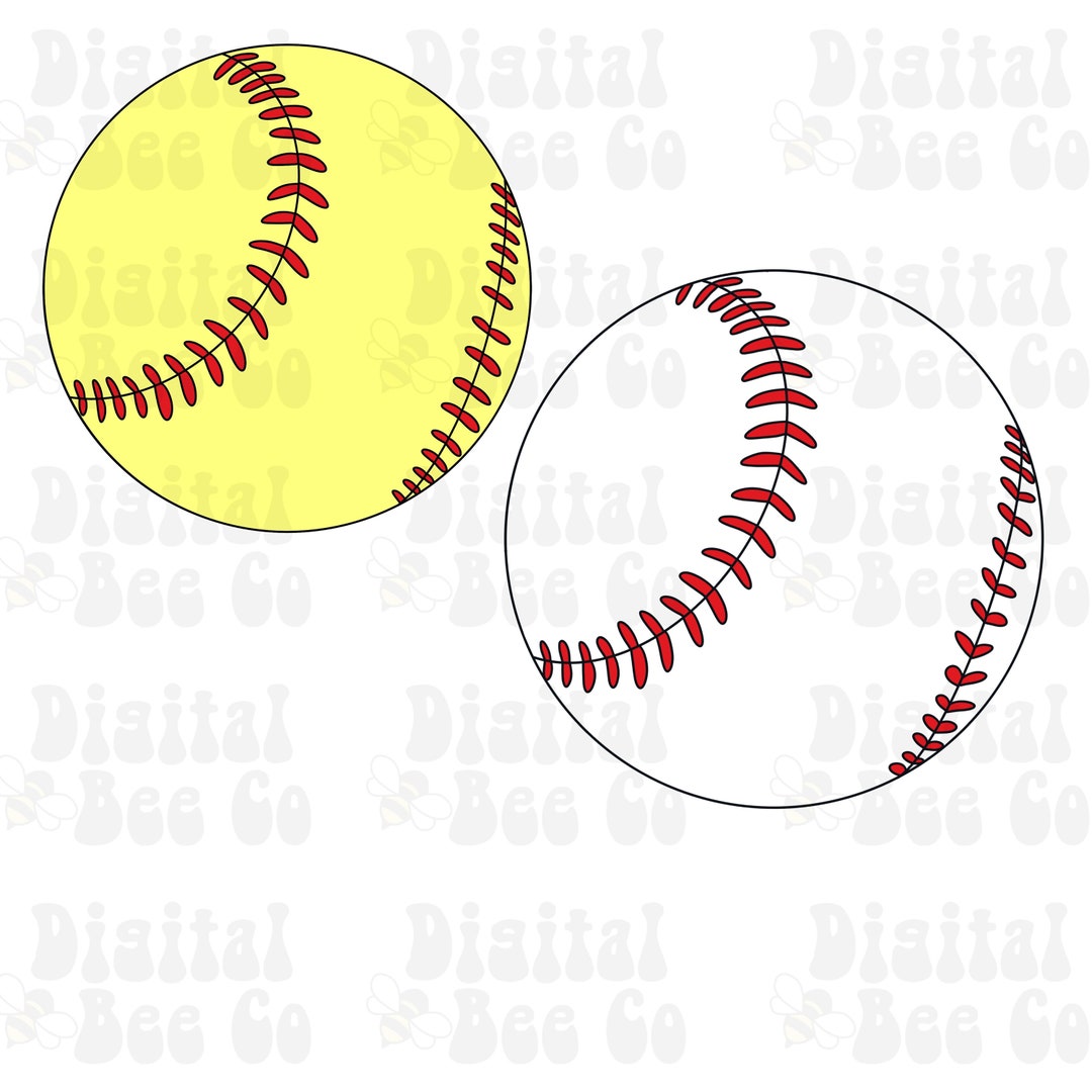 Baseball Clip Art PNG, Softball Clip Art PNG, Baseball Digital Design