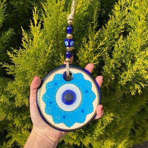Evil Eye Wall Decor, Modern Evil Eye Wall Hanging, Wall Art, Greek Favor, New Home Gift, Turkish Evil Eye, Unique Gift, New Home Gift