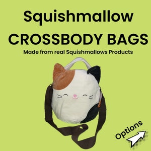 RESTOCK 3/7! Customize Your Own Squishmallow Crossbody Bag! Squishmallow Purse! Adults and Kids! You pick the character & strap! Free ship!!