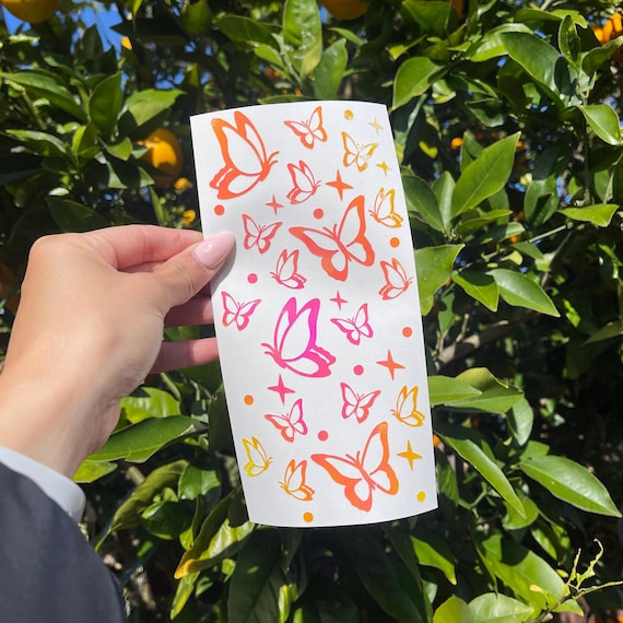 Sparkle Aufkleber Schmetterlinge – Glitzernde Wiederverwendbare Sticker Zum Dekorieren Von Handy, Büchern & Mehr