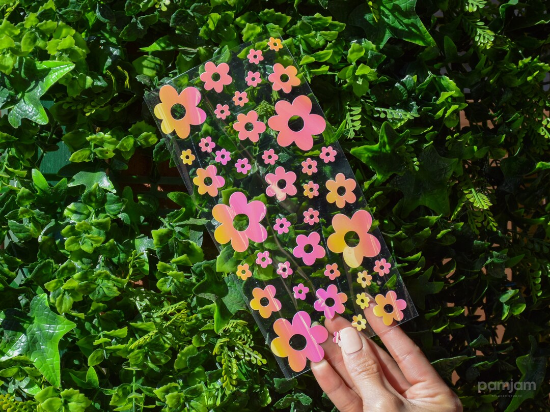 Daisy Flower Decal Sticker Sheet Car Girl Decals Cute Decals Gift for