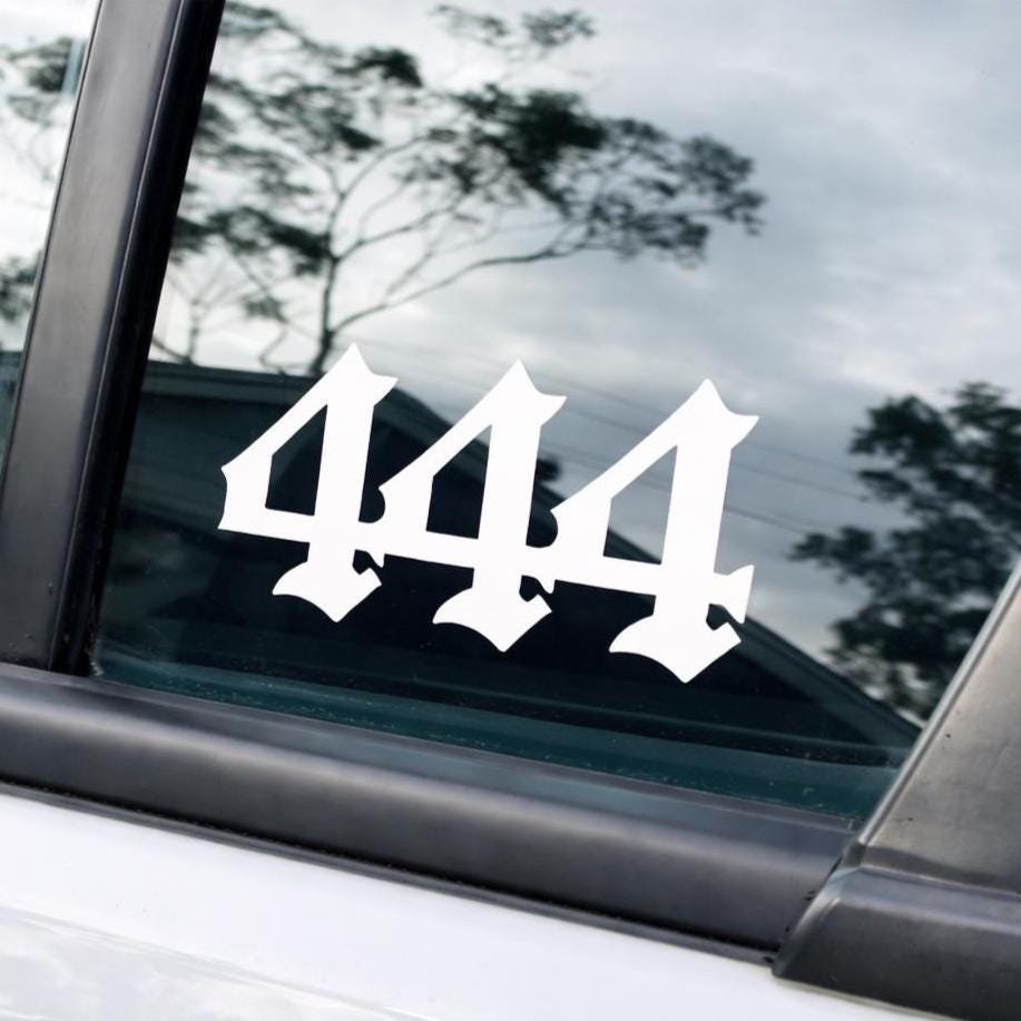 Angel Number Vinyl Decal | Spiritual Car, Laptop Sticker - Etsy Australia