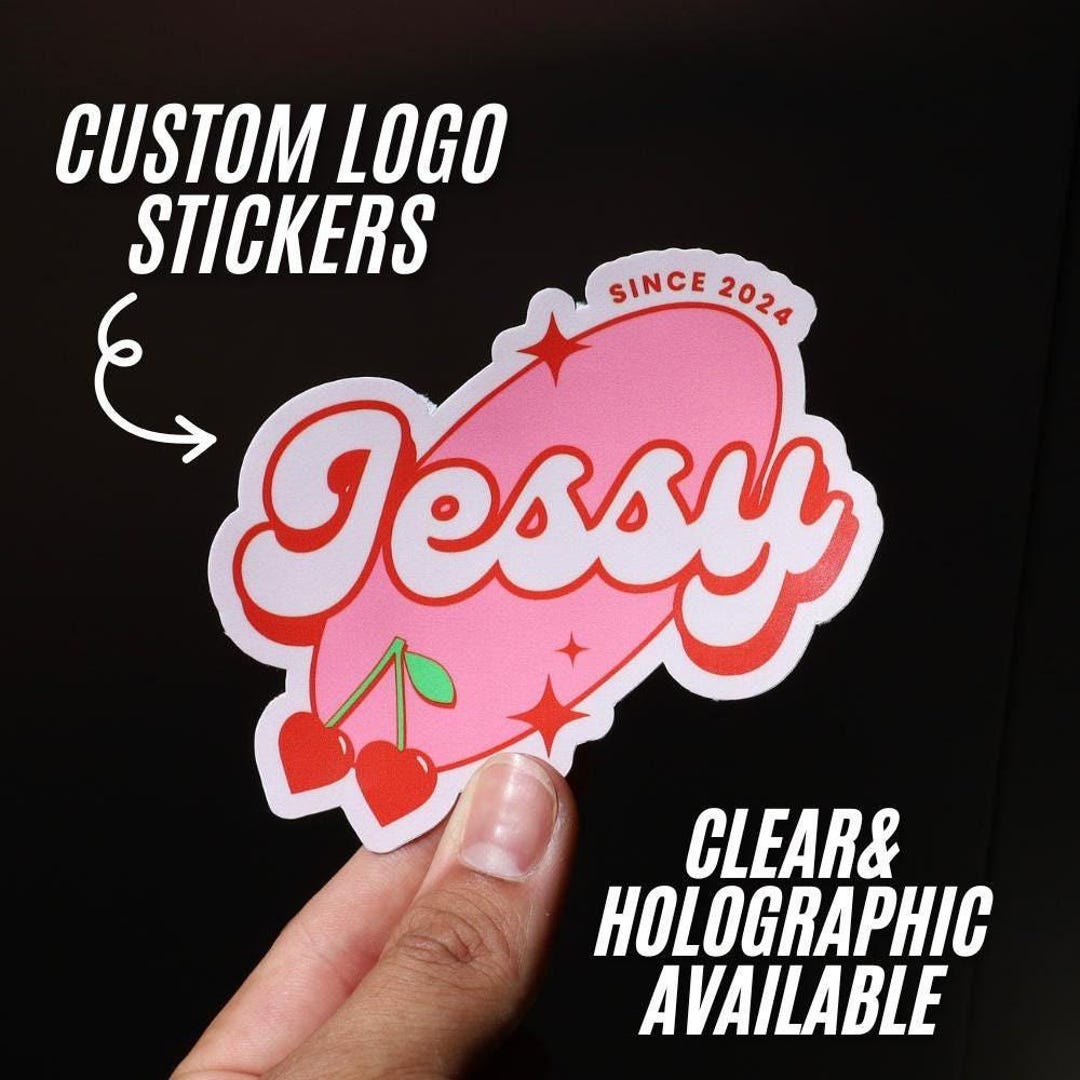 Custom Vinyl Stickers, Waterproof Decals for Your Logo or Image - Etsy ...
