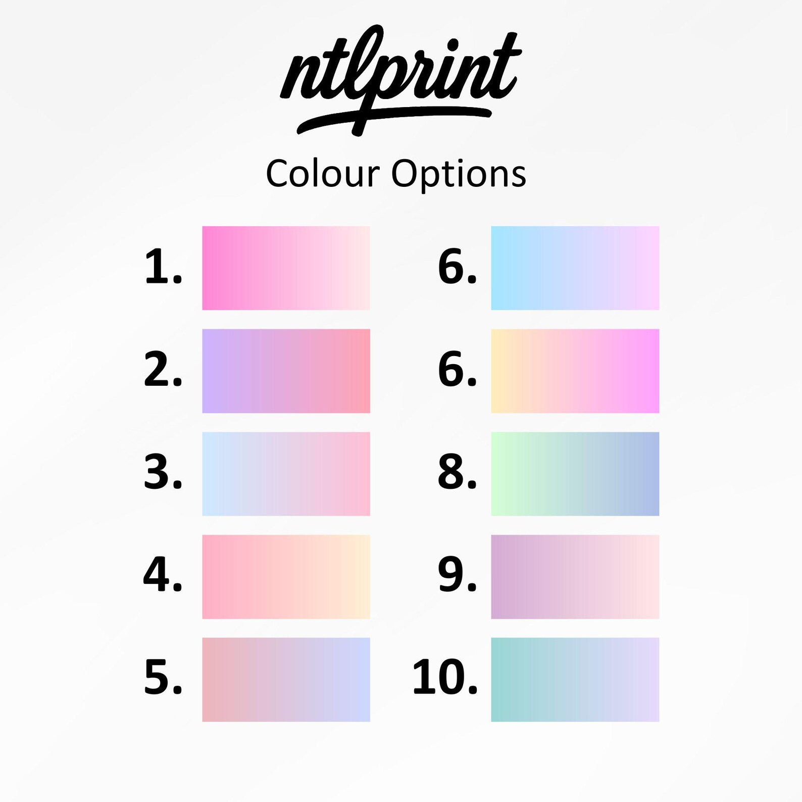 Custom Pastel Gradient Name Tag Stickers Waterproof Vinyl Decals for ...