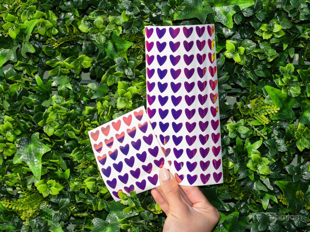 Hearts Decal Sticker Sheet Cute Hearts Great for Car Etsy