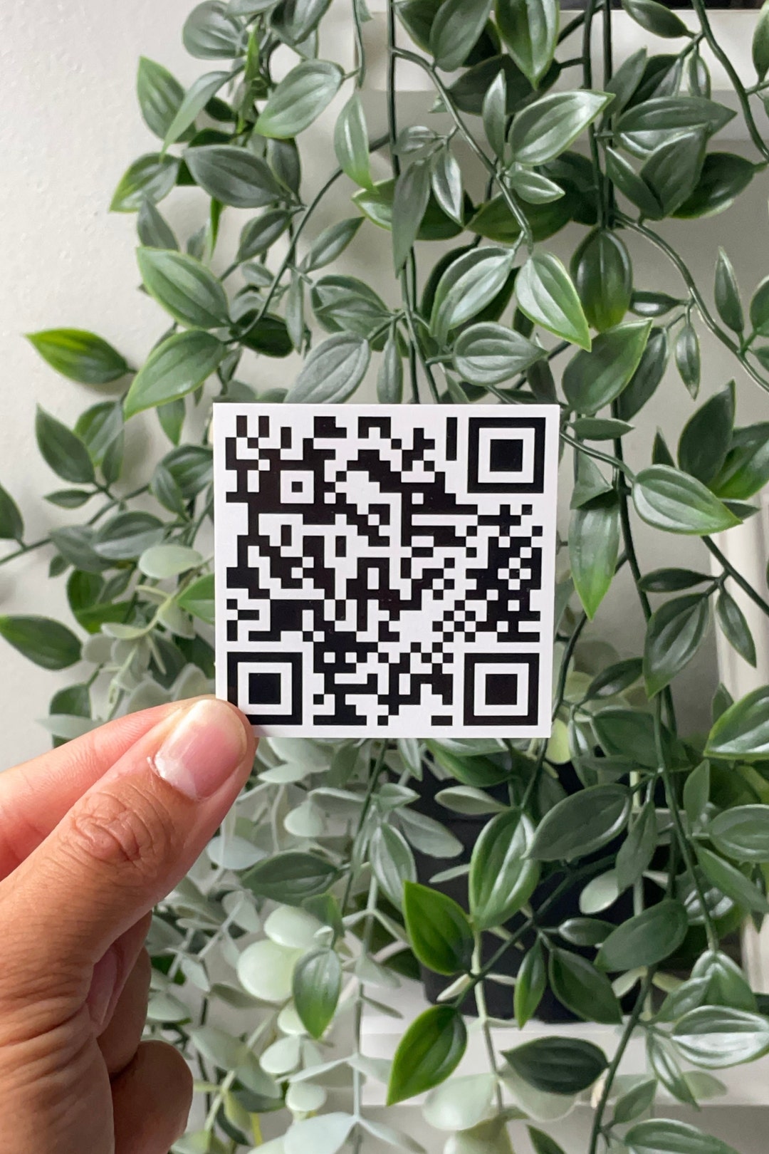 Custom Vinyl Stickers QR Code Single or Bulk Die Cut Sticker Waterproof ...