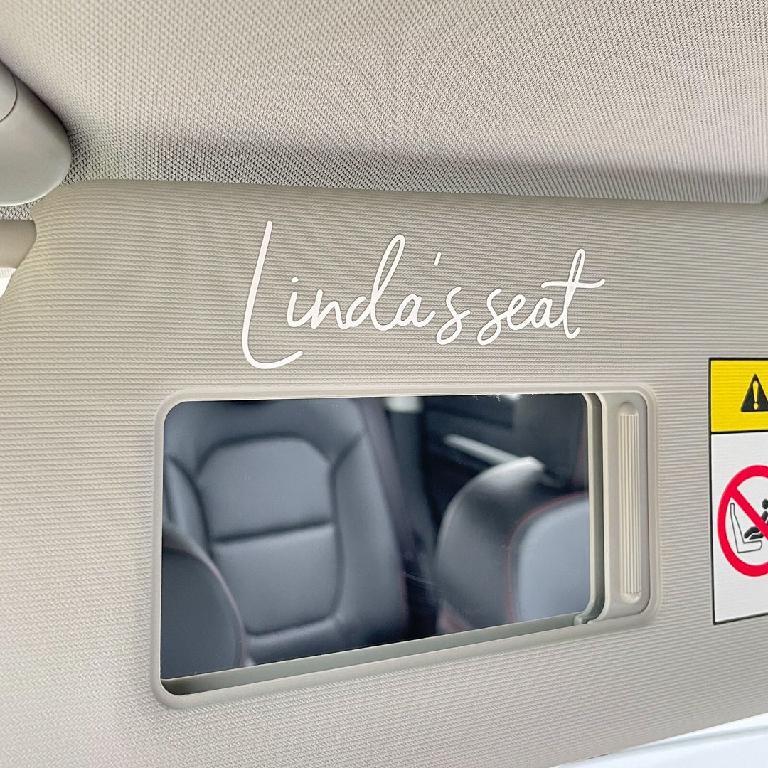 Custom Girlfriend Car Seat Vinyl Decal up to 30CM Wide Etsy