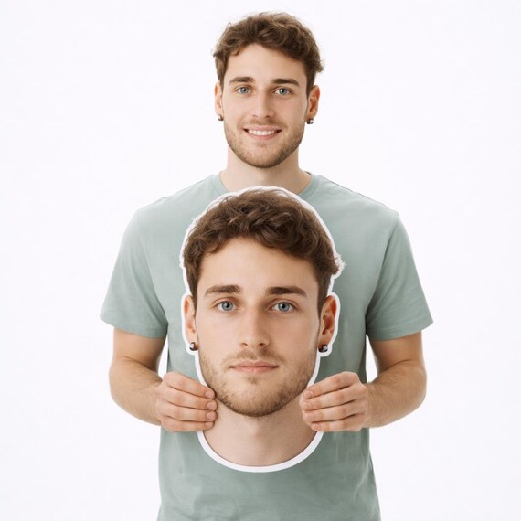 Custom Big Head Face Cutout | Corflute Photo Prop Australia