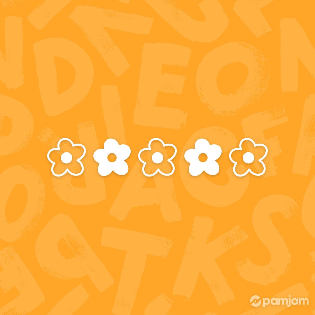 Daisy Vinyl Sticker Aesthetic Car Mirror Stickers Car Accessory Cute