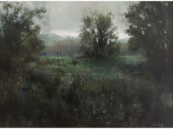 Spring in Virginia Giclée Print: Original Landscape Painting