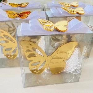 Butterfly Magnet Quinceañera Favors For Guest, Baby Shower Butterfly Favors, Wedding Party Favors, Mis Quince 15 Favor, Birthday Favors