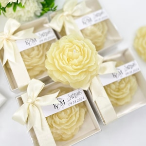 Candle Wedding Favors, Wedding Gift For Guest, Engagement Favor, Personalized Wedding Favors For Guest