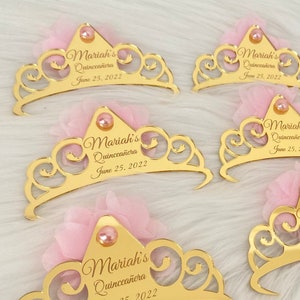 Quinceañera Party Favors For Guest, Quinceañera Crown Magnet, Sweet 16 Gift, Gift, Mis Quince 15 Favor