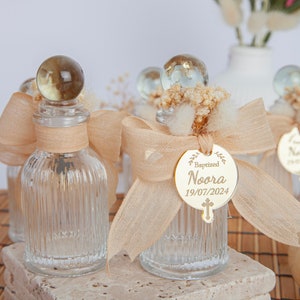 Holy Water Glass Bottle, Baptism Favors, Religious Gifts, Baptism Favors Girl and Boy, Mi Bautizo, Baptism Gift