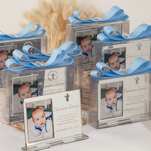 Silber Taufe Gastgeschenke, erste Kommunion Gastgeschenke, Taufgeschenke Mädchen und Junge, Mi Bautizo