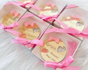 Personalized Acrylic Baby Shower Magnet Favors