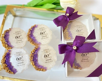 Personalized Birthday Magnet Favors, Anniversary Keepsake