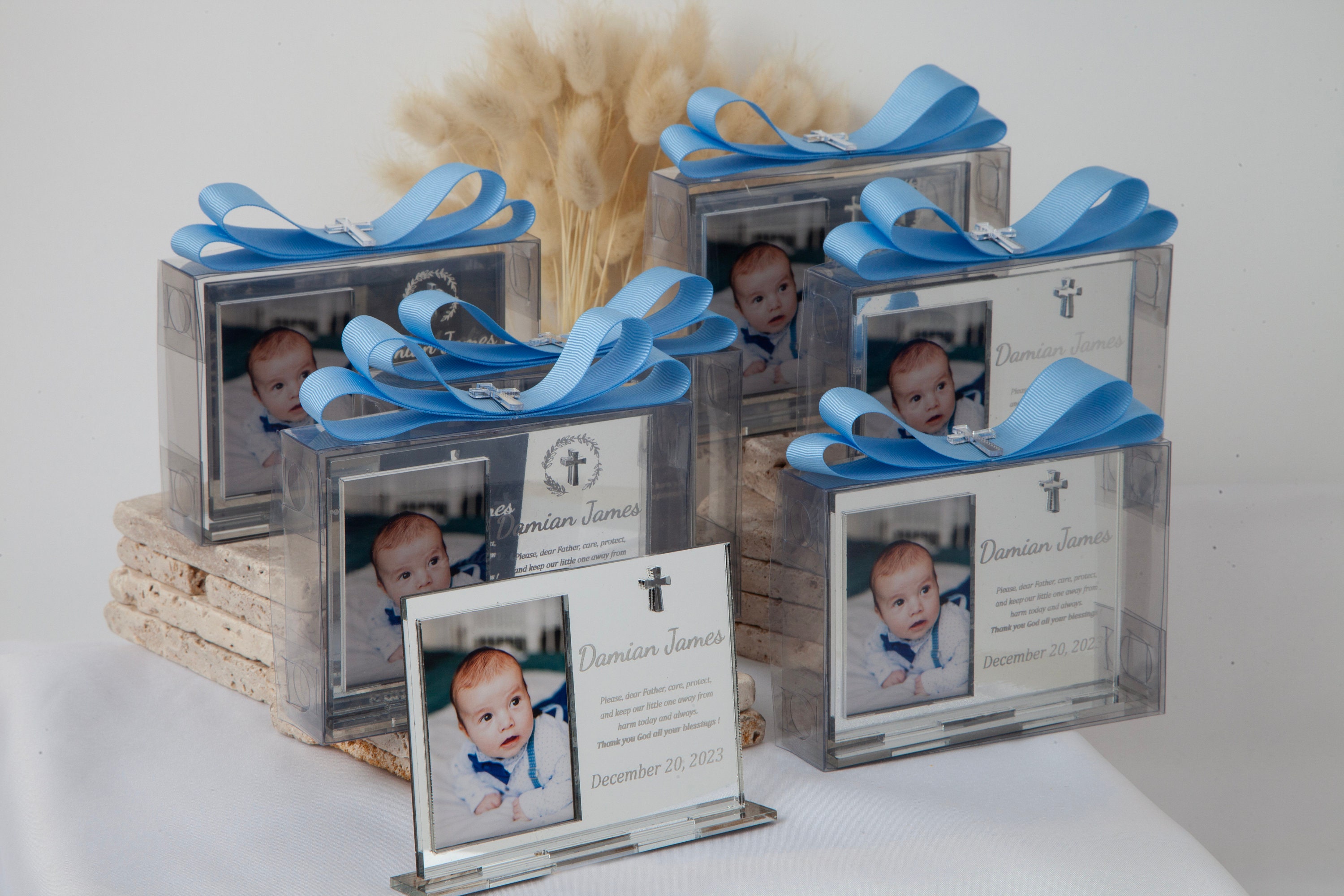 Personalized Baptism Favor, First Communion Favors, Christening Favors, Baptism Favor Girl and Boy, Baptism Photo Frame Stand, Mi Bautizo