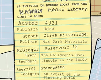 Custom Print: Library Card