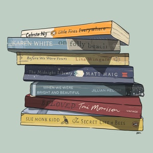 Custom Print: Your Favourite Books image 5