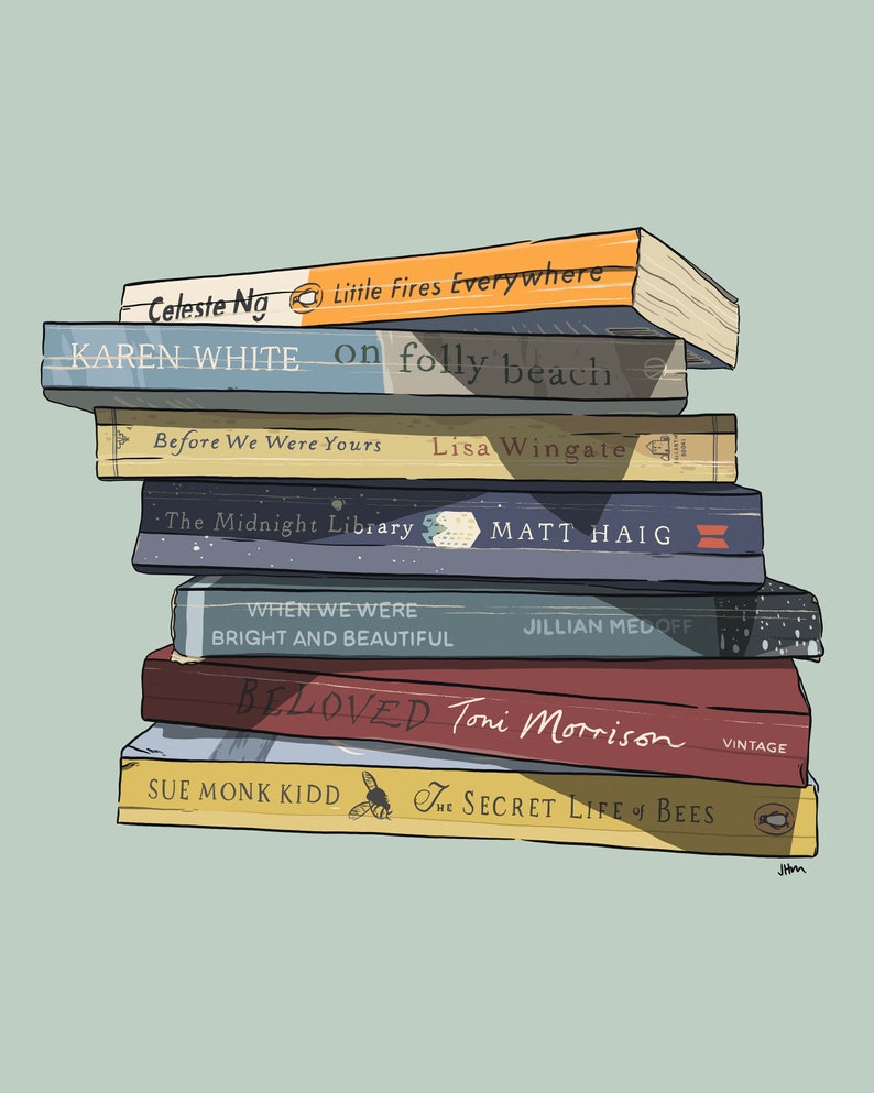 Custom Print: Your Favourite Books image 5