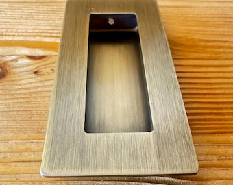 Stainless Steel Flush Pull Handle: Sliding/Pocket Doors, Wardrobes