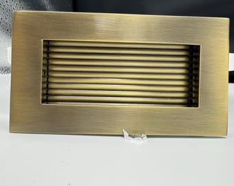 Tirador Empotrado Rectangular Estriado de Latón Macizo para puertas corredizas, elegante y diferente con sus líneas perfectas da un look diferente