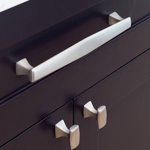 Art Deco Cabinet Pull Handles Solid Brass, perfect to add elegance to your kitchen cabinets , draws , bedroom dressers ,wardrobes ,cupboard