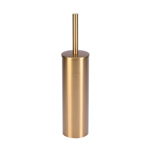 Toilet Brush and Holder Satin Brass