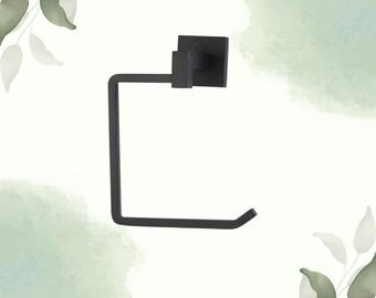 Square Towel Ring for Bathroom or kitchen or even workshop  , available in a variety of finishes , wall mounted