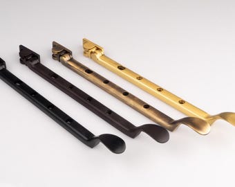 Soportes para ventanas abatibles victorianas, artículo de alta gama de latón macizo con acabados impecables, perfecto para sus ventanas de madera.