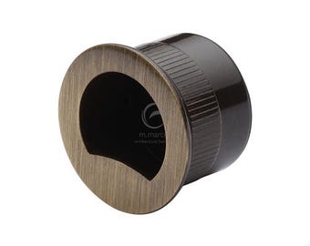 Anneau de poignée pour porte coulissante/de poche en laiton massif, poignée, poignée latérale. portes, armoires