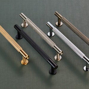 Knurled Pull Handle, precision engineered to add texture to an iconic industrial design , crafted from solid brass with high end finishes