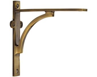 Massief messing, zware rekbeugel met elegant boogontwerp, geschikt voor zowel moderne als traditionele interieurs