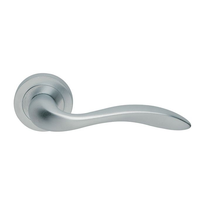 Giava Lever on Round Rose Stunning Contemporary Curved Wave - Etsy