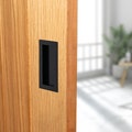 Brass Rectangular Flush Door Pulls for pocket / sliding doors now in both 100mm and 200mm, Recessed design
