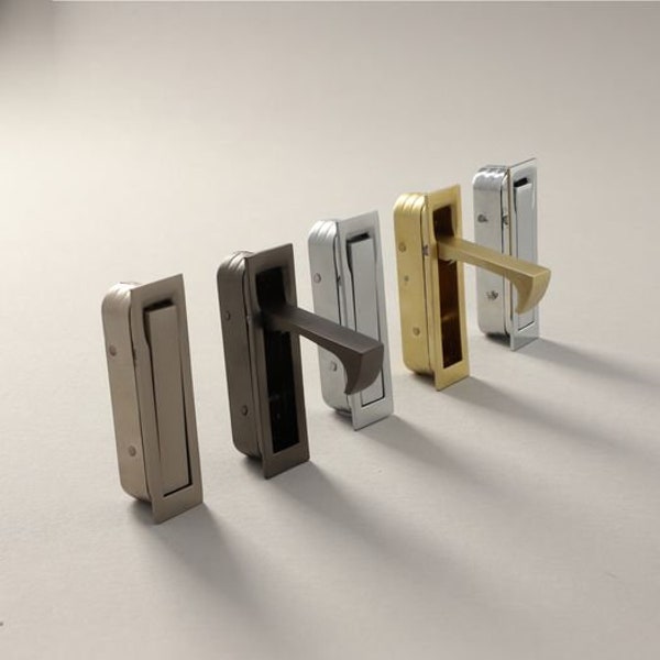 Sliding Door Edge pulls available in 5 stunning finishes and either radius or square