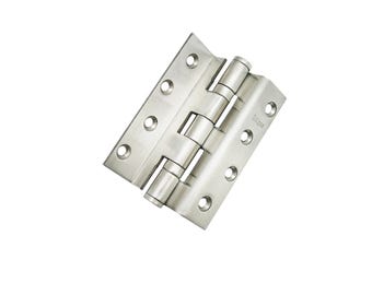 Storm Proof style cranked pattern hinges. Stainless Steel Rebated Ball Bearing Hinge. keeping you safe